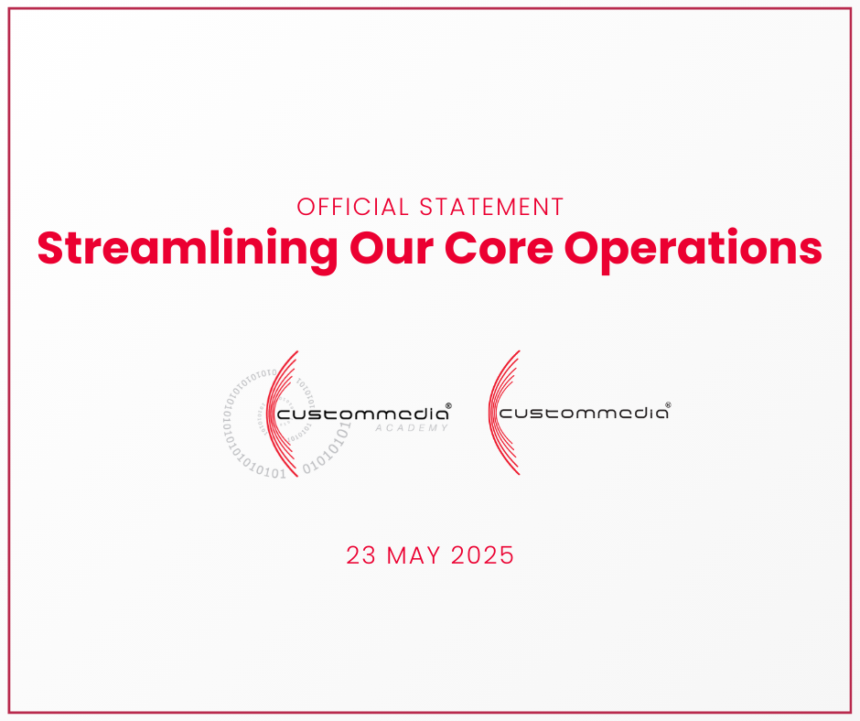 OFFICIAL STATEMENT: Streamlining Our Core Operations